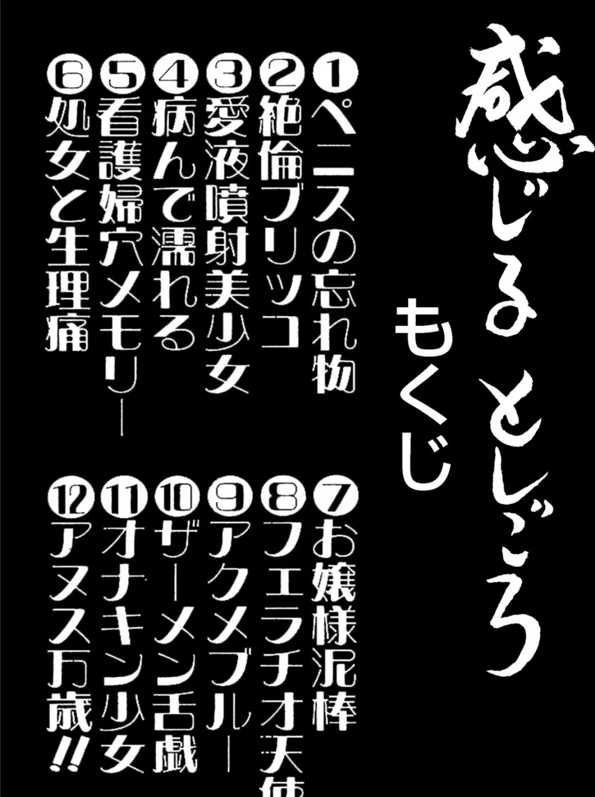 感じるとしごろ 2ページ