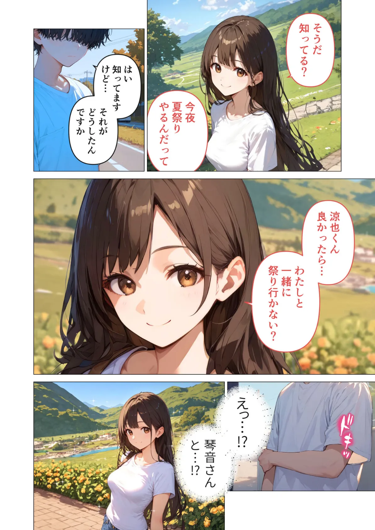 夏祭りの日、好きだったお姉さんが知らないおじさんに生ハメされまくる話 モザイク版 10ページ